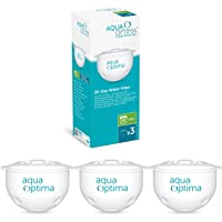 Los mejores  - Aqua Optima Pack de filtros iónicos- Blanco- 9-50x23-5x7-5 cm- 3 Unidades